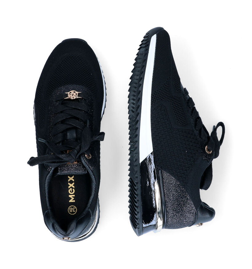 Mexx Zwarte Sneakers in stof (296244)