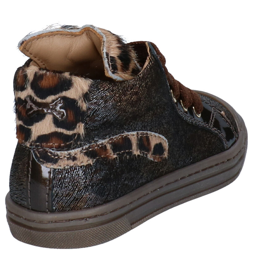 STONES and BONES Caba Bottines en Cognac pour filles (313897) - pour semelles orthopédiques