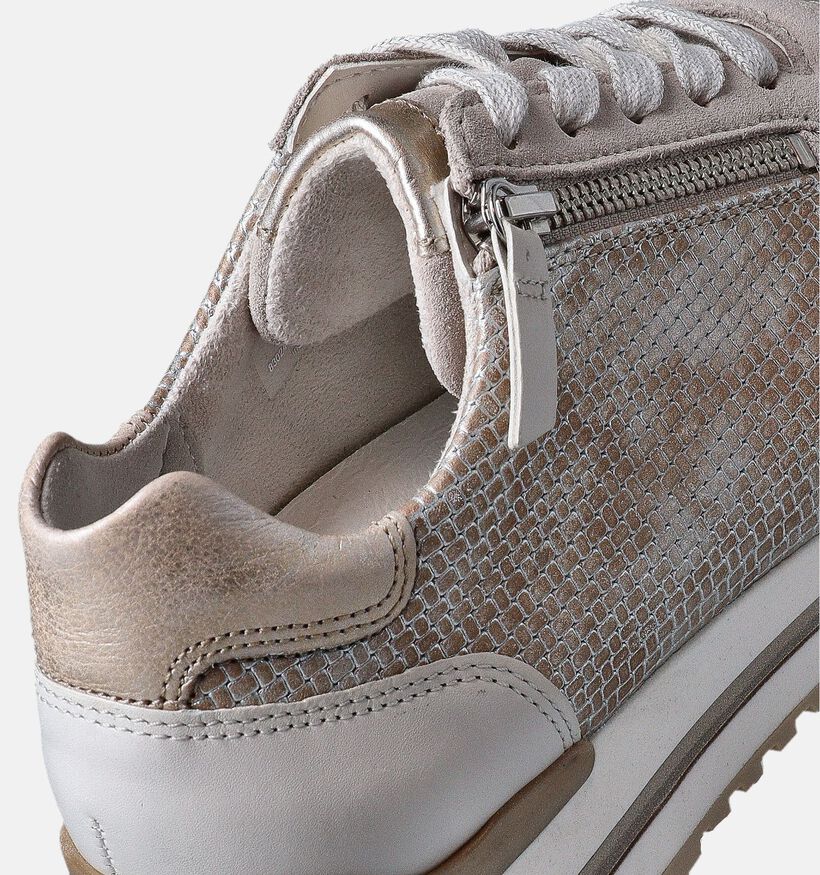 Gabor OptiFit Beige Sneakers voor dames (352047) - geschikt voor steunzolen