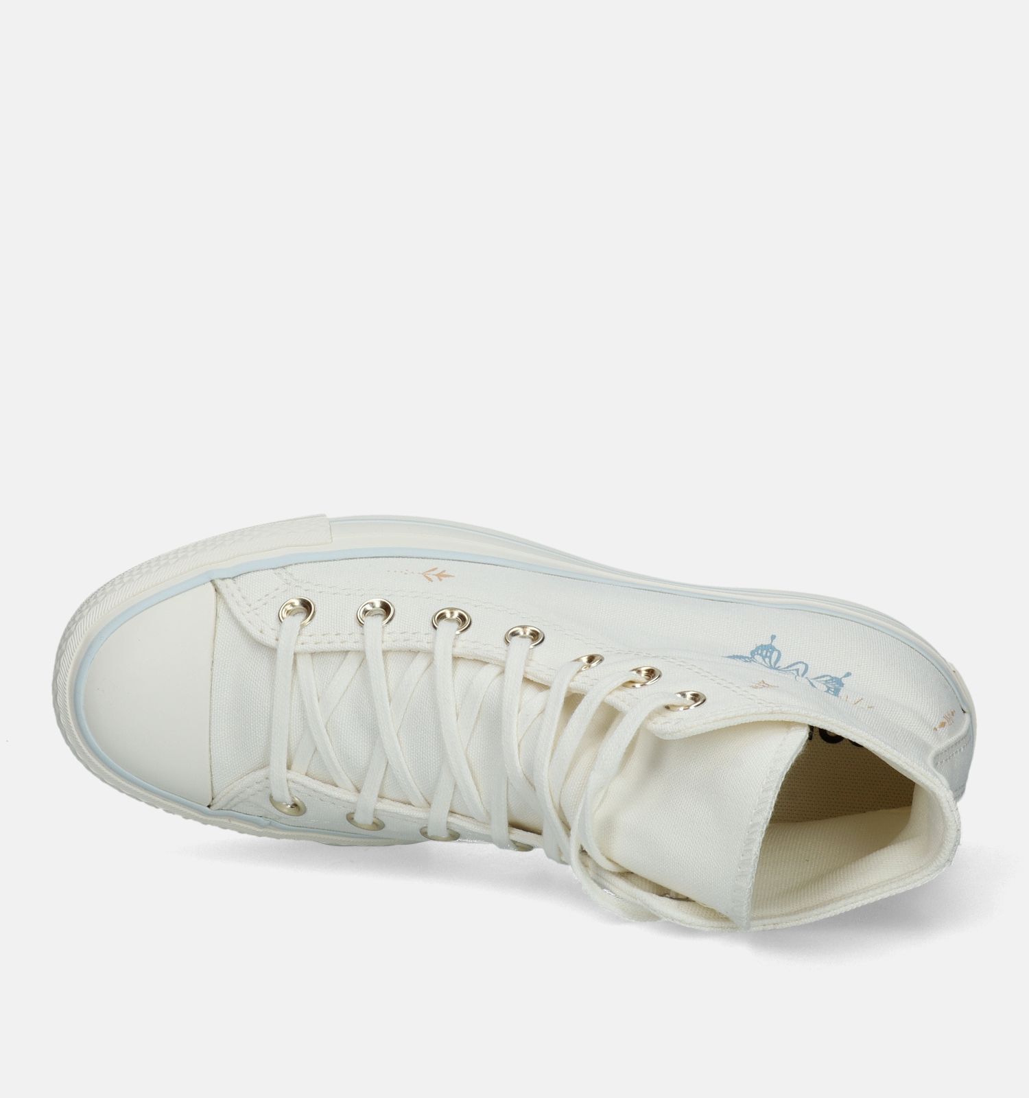 Witte converse hoge sneaker chuck taylor all star lift hi store