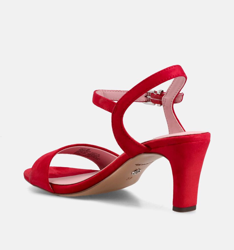 Tamaris Rode Sandalen met hak voor dames (371787)