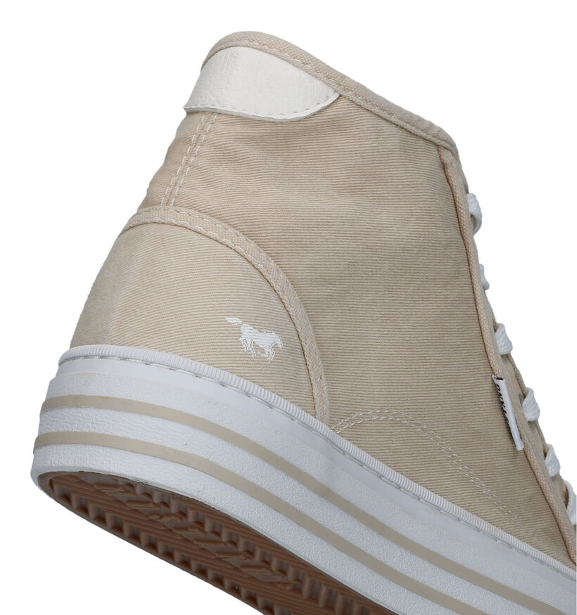 Mustang Taupe Sneakers voor dames (320445)