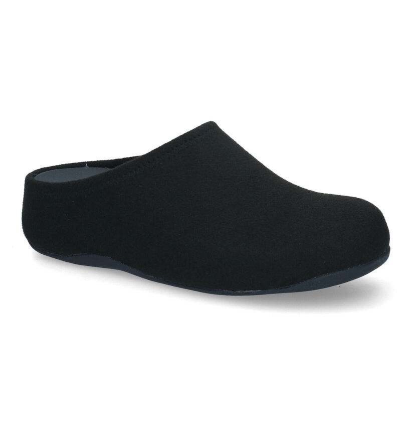 FitFlop Shuv Felt Grijze Pantoffels voor dames (313553)