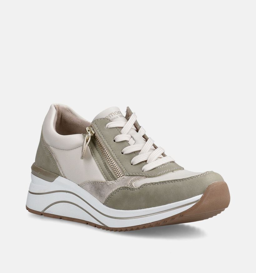 Remonte Baskets habill&eacute;es en Blanc pour femmes (367738) - pour semelles orthop&eacute;diques