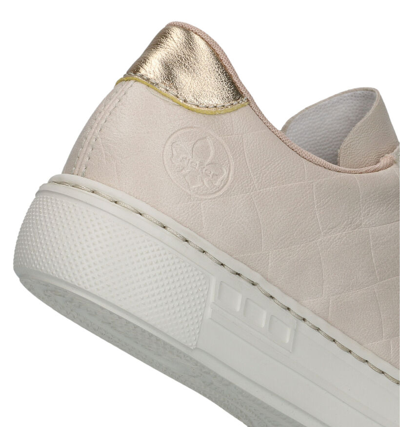 Rieker Baskets habillées en Beige clair en simili cuir (320343)