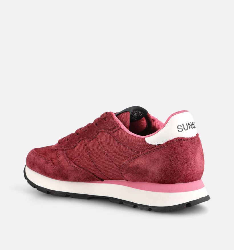 Sun68 Ally Solid Baskets en Bordeaux pour femmes (379713) - pour semelles orthop&eacute;diques