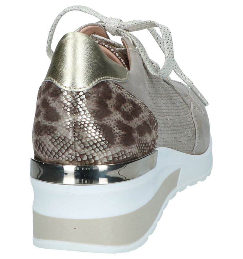 Softwaves Chaussures à lacets en Bronze en cuir (261471)