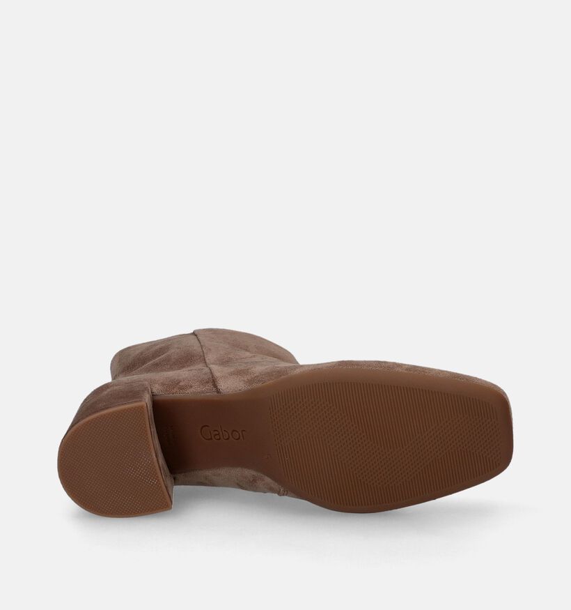 Comfort Bottines à talons en Marron en daim (315155)