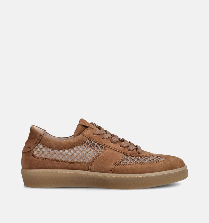 Gabor Cognac Sneakers voor dames (373311) - geschikt voor steunzolen