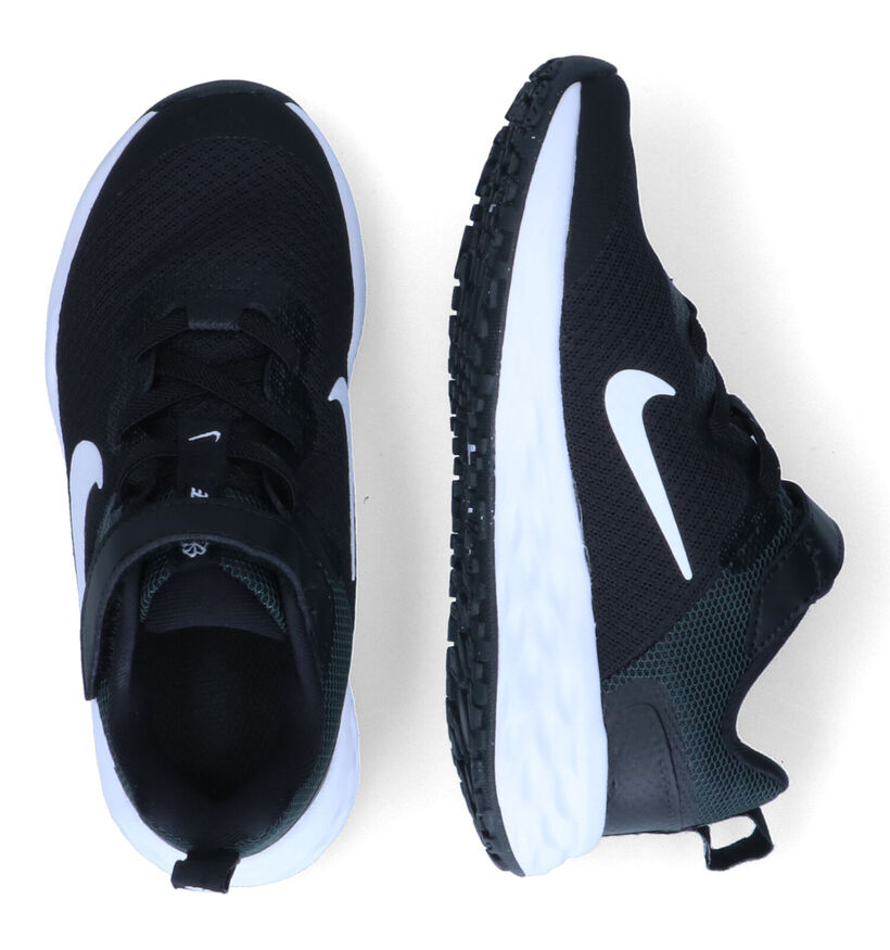 Nike Revolution 6 PS Zwarte Sneakers voor meisjes, jongens (325355)