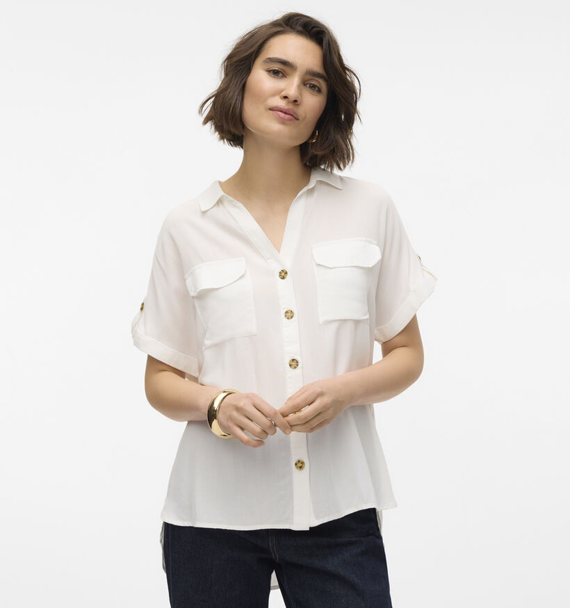 Vero Moda Bumpy Wit Hemd voor dames (352106)
