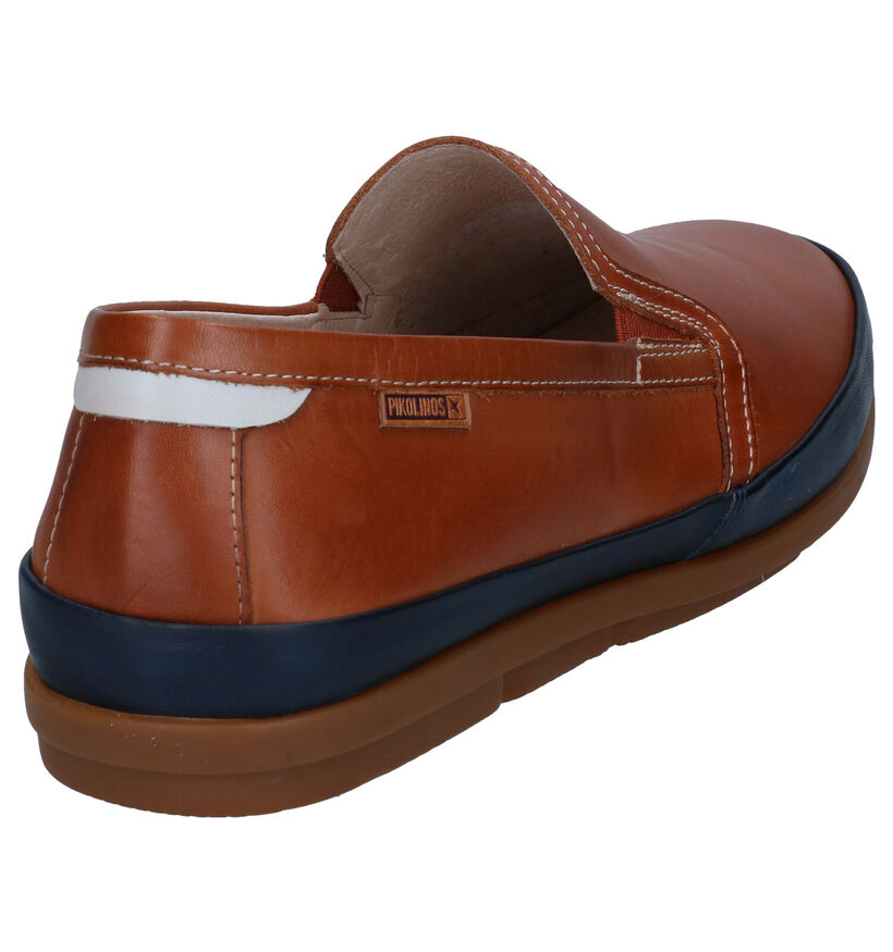 Pikolinos Altet Chaussures sans lacets en Cognac en cuir (289165)