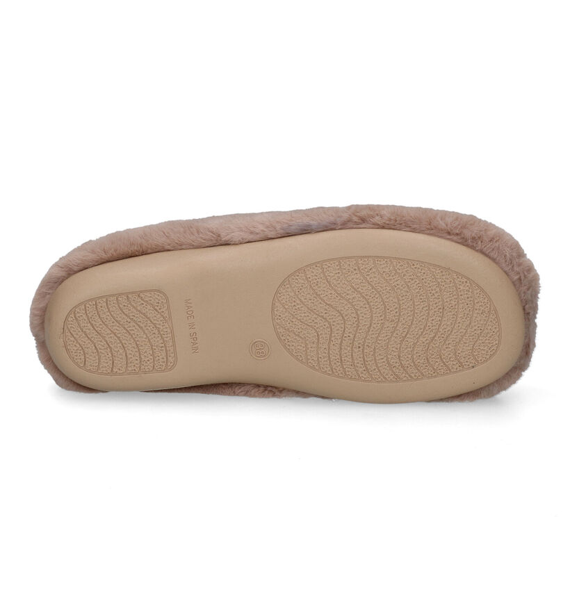 Scapa Pantoufles ouvertes en Taupe pour femmes (317044)