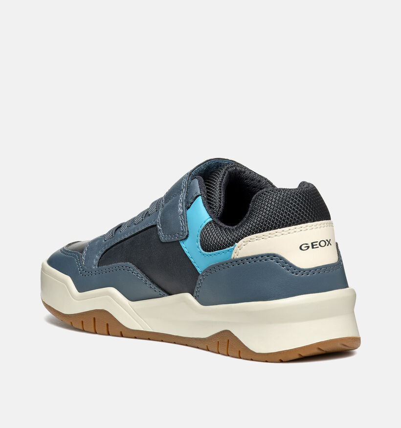 Geox Perth Blauwe Velcroschoenen voor jongens (344557) - geschikt voor steunzolen
