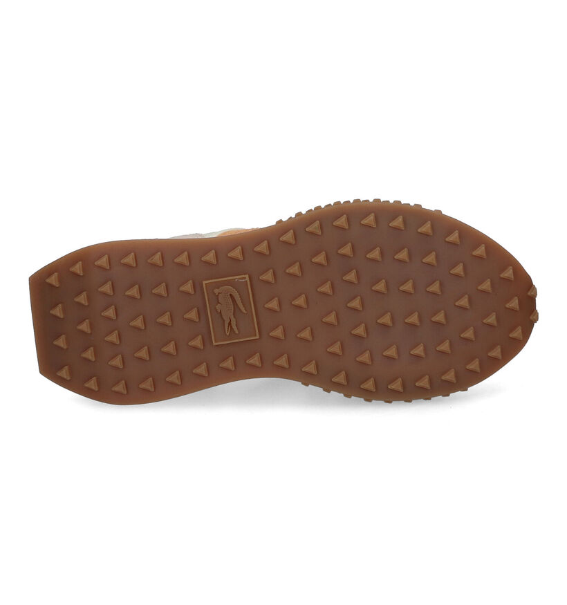 Lacoste Spin De Luxe Baskets en Beige en textile (313496)