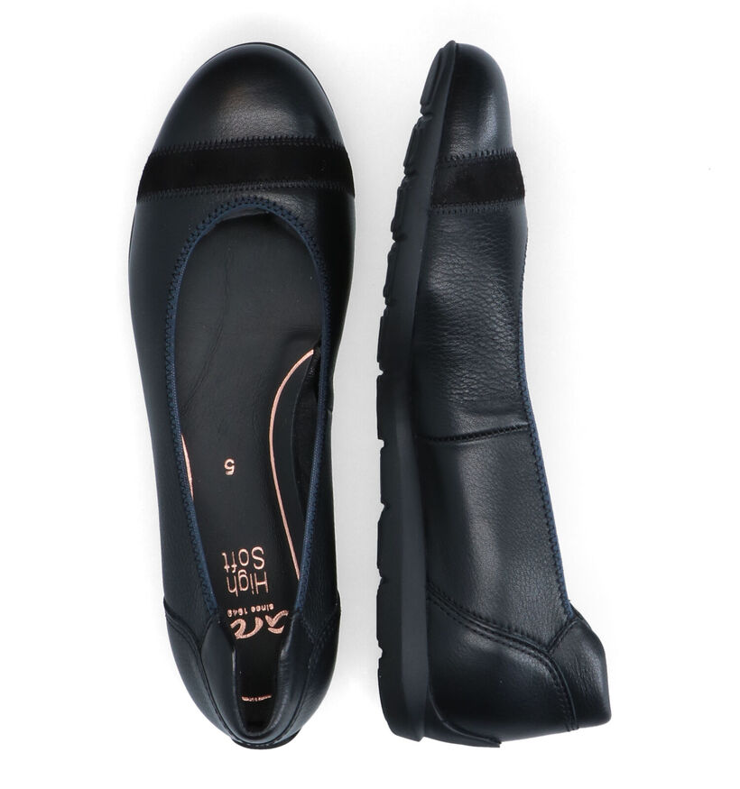 Ara Sardinia Sport Zwarte Ballerina's in leer (316322)