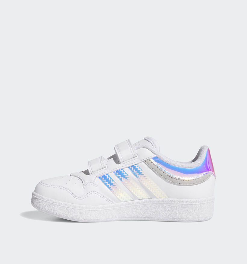 adidas Hoops 4.0 Witte Sneakers voor jongens, meisjes (362485) - geschikt voor steunzolen