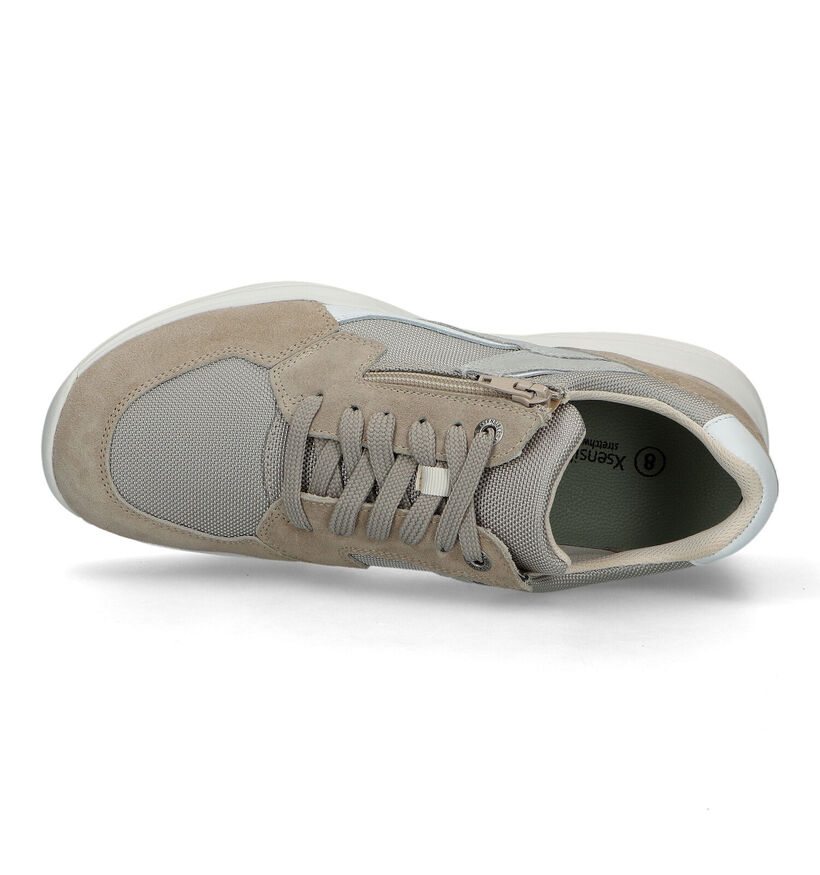 Xsensible SWX14 Beige Veterschoenen voor heren (324853) - geschikt voor steunzolen