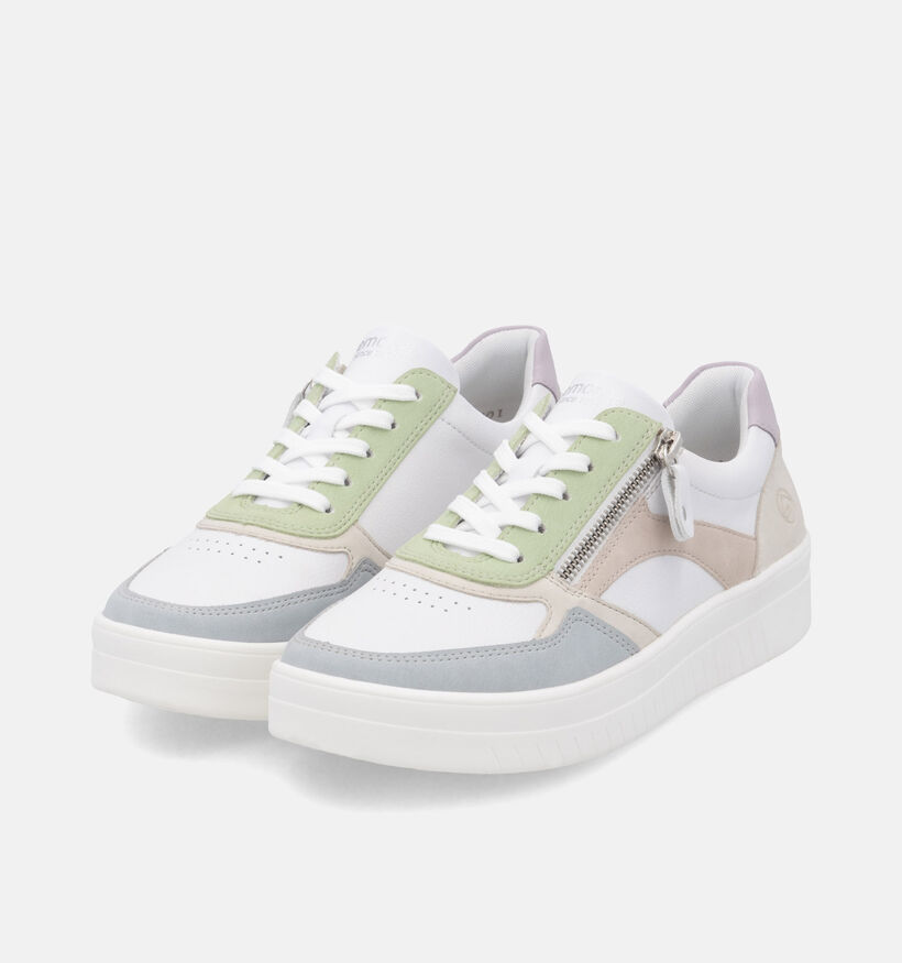 Remonte Baskets casual en Blanc pour femmes (351212) - pour semelles orthopédiques