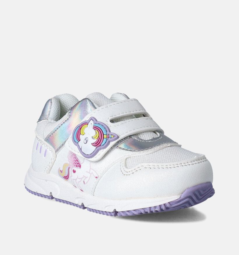 Milo & Mila Witte Babysneakers unicorn voor meisjes (354168)