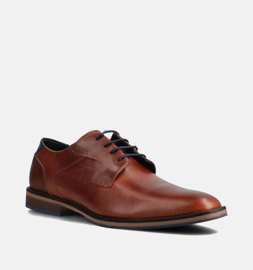 La Strada Cognac Geklede Veterschoenen voor heren (370521)