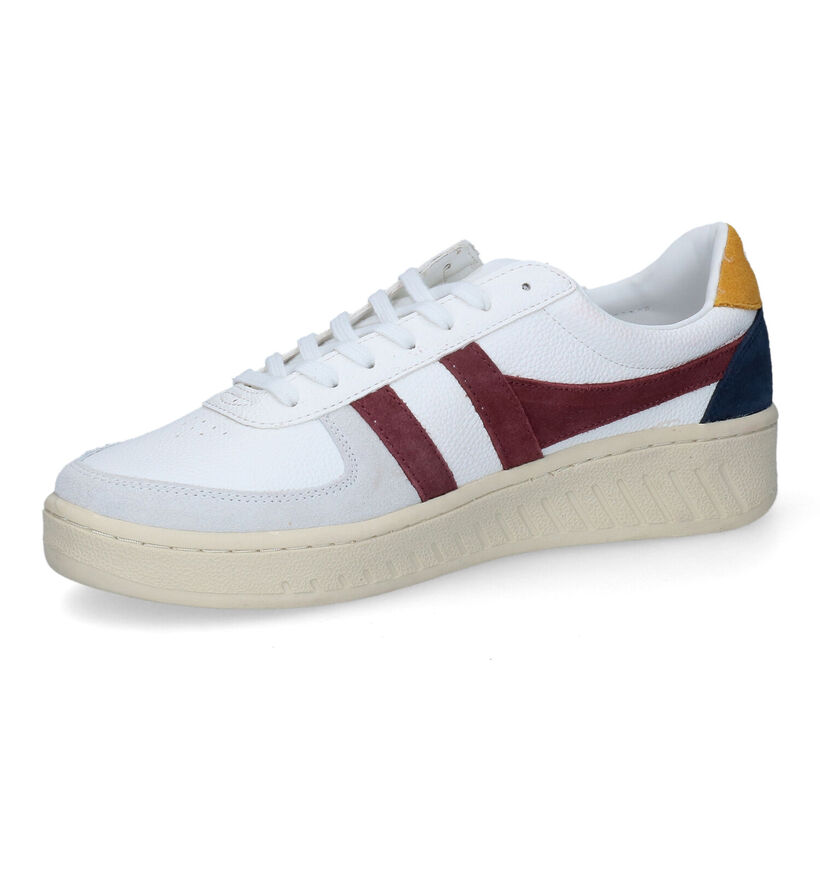 Gola Grandslam Trident Baskets en Blanc pour hommes (320371) - pour semelles orthopédiques