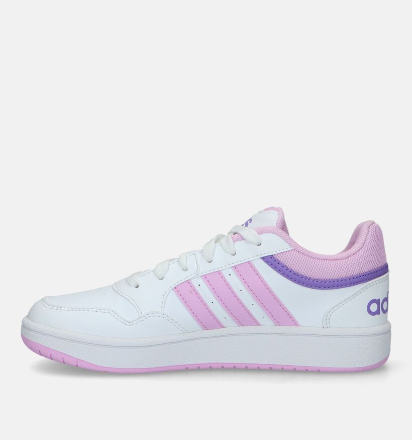 adidas Hoops 3.0 K Witte Sneakers voor meisjes (341635)
