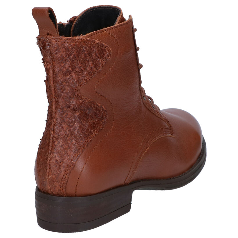 River Woods Agnes Bottines en Cognac pour femmes (298430)