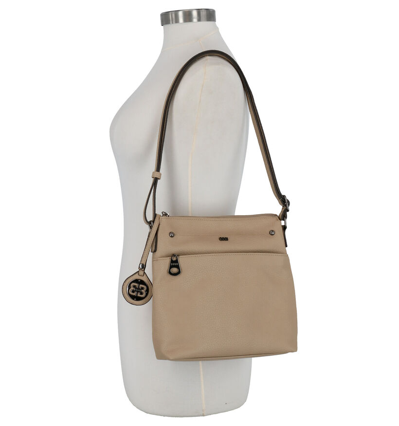 BOO! Cadiz Beige Crossbody Tas in kunstleer (272076)