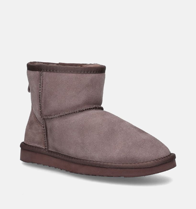 Laurent David Bottines Fourrées en Marron pour femmes (348805)