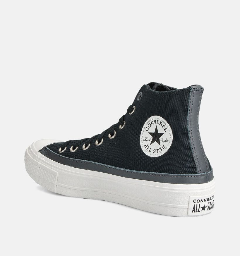 Converse Chuck Taylor All Star High Baskets montantes en Noir pour hommes (359976) - pour semelles orthopédiques