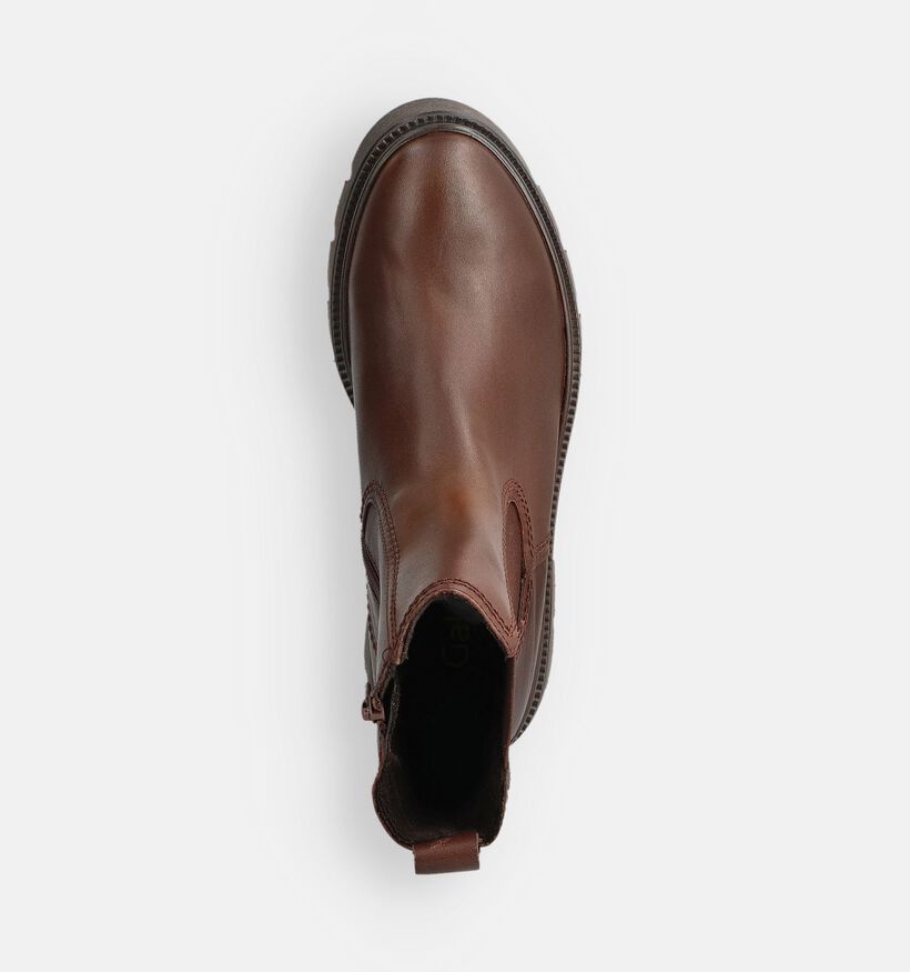 Gabor Bruine Chelsea Boots voor dames (365045) - geschikt voor steunzolen