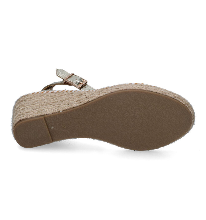 Poelman Espadrilles en Or en simili cuir (310332)