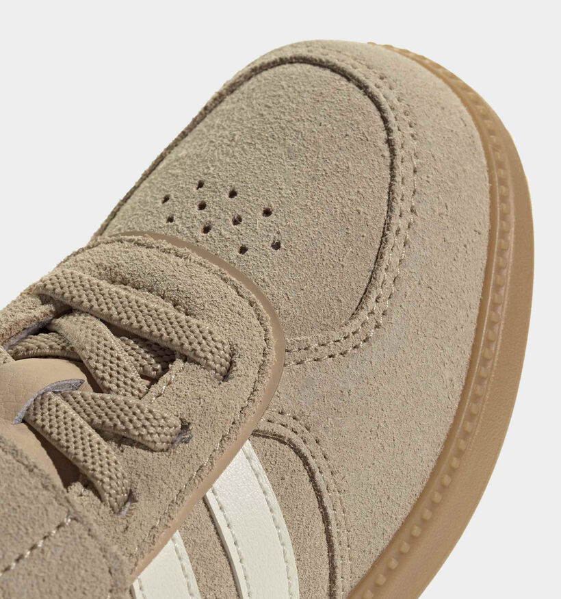 Adidas Breaknet Sleek El C Baskets basses en Beige pour filles (372835) - pour semelles orthop&eacute;diques