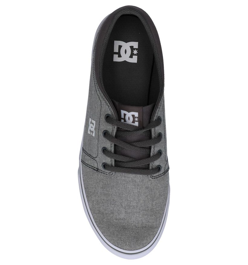 DC Shoes Baskets de skate en Gris en textile (240918)