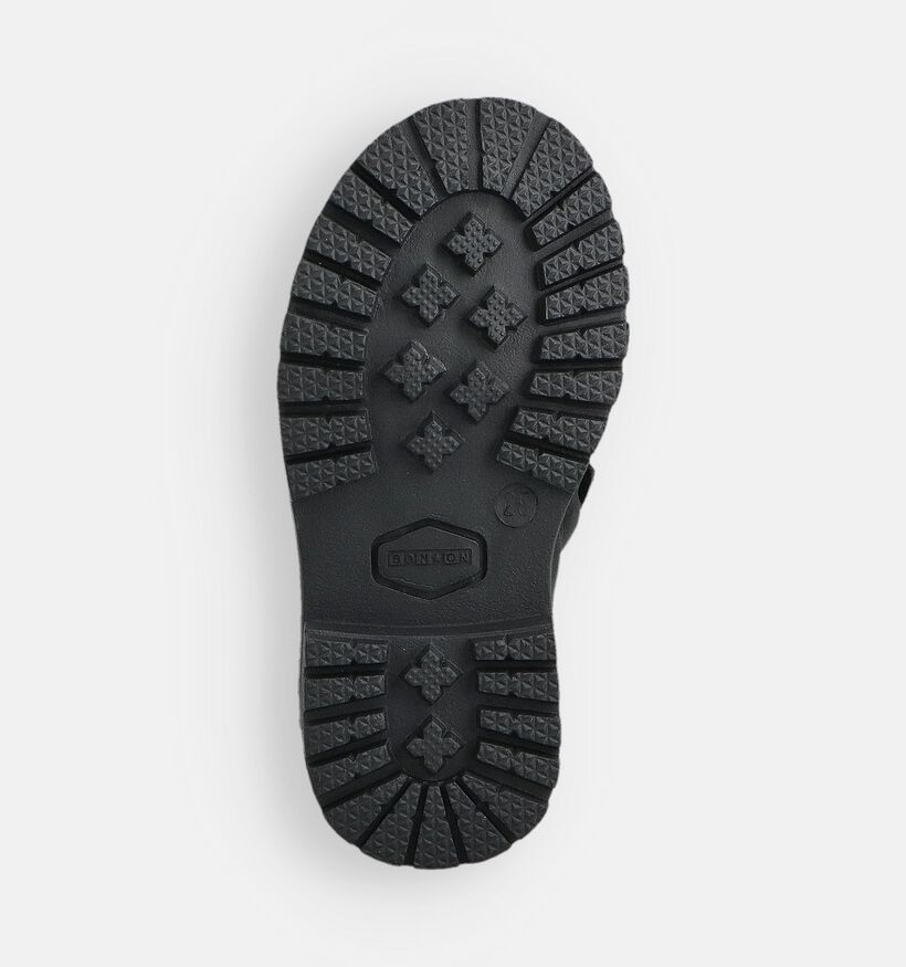Bonton Bottines Chelsea en Noir pour filles, garçons (363289) - pour semelles orthopédiques