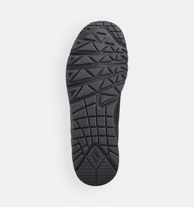 Skechers Uno Tailored Air Baskets en Noir pour hommes (375648) - pour semelles orthop&eacute;diques