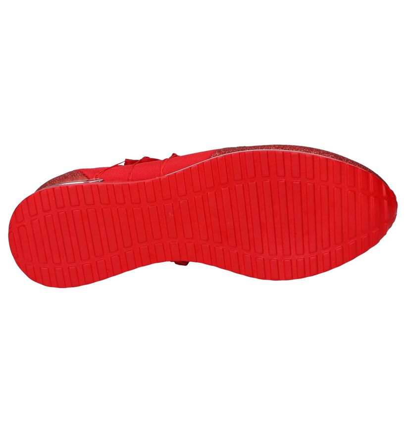 Dazzle Baskets slip-on en Rouge en simili cuir (246757)