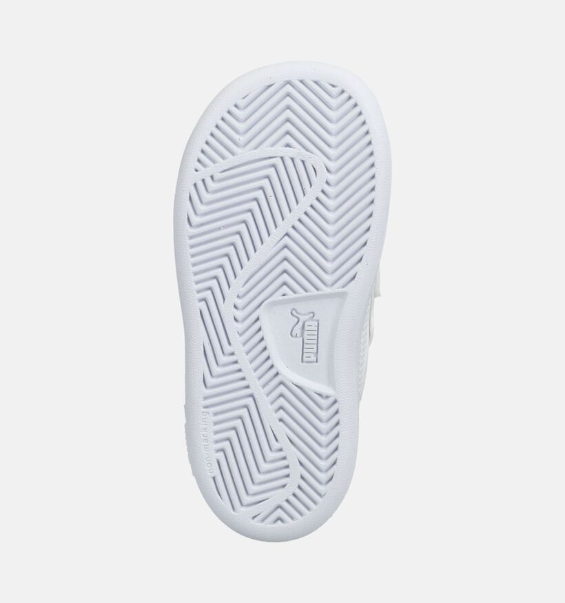 Puma Smash 3.0 Baskets basses en Blanc pour filles (375587) - pour semelles orthop&eacute;diques