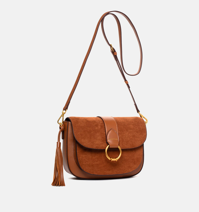 Laurent David Cognac Crossbody tas voor dames (365092)