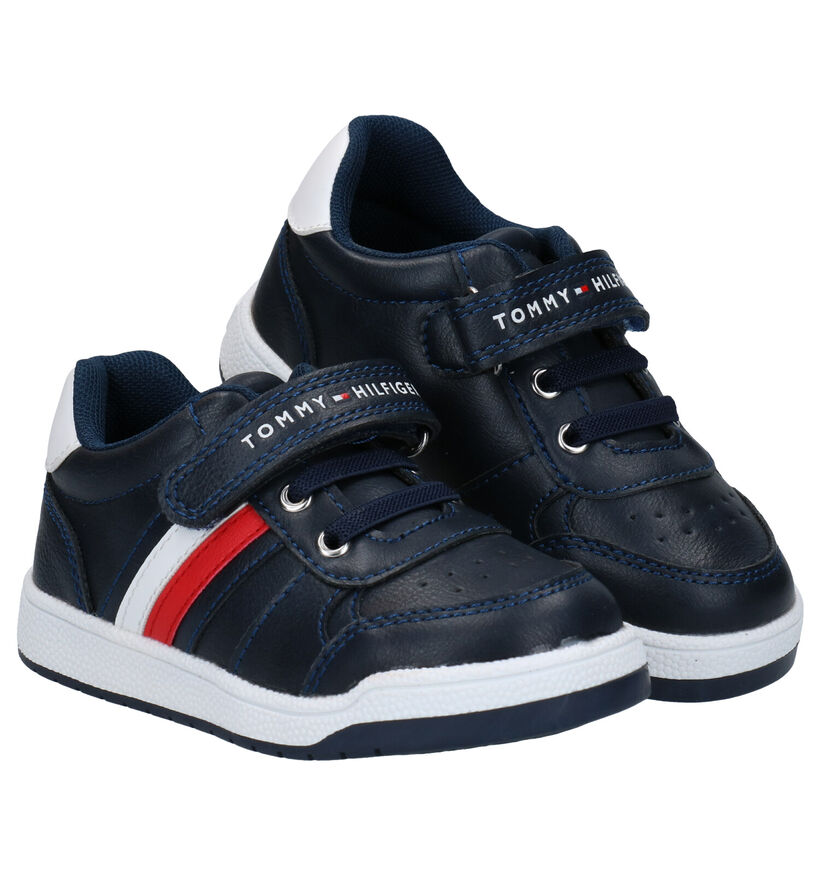 Tommy Hilfiger Baskets en Bleu en simili cuir (279867)