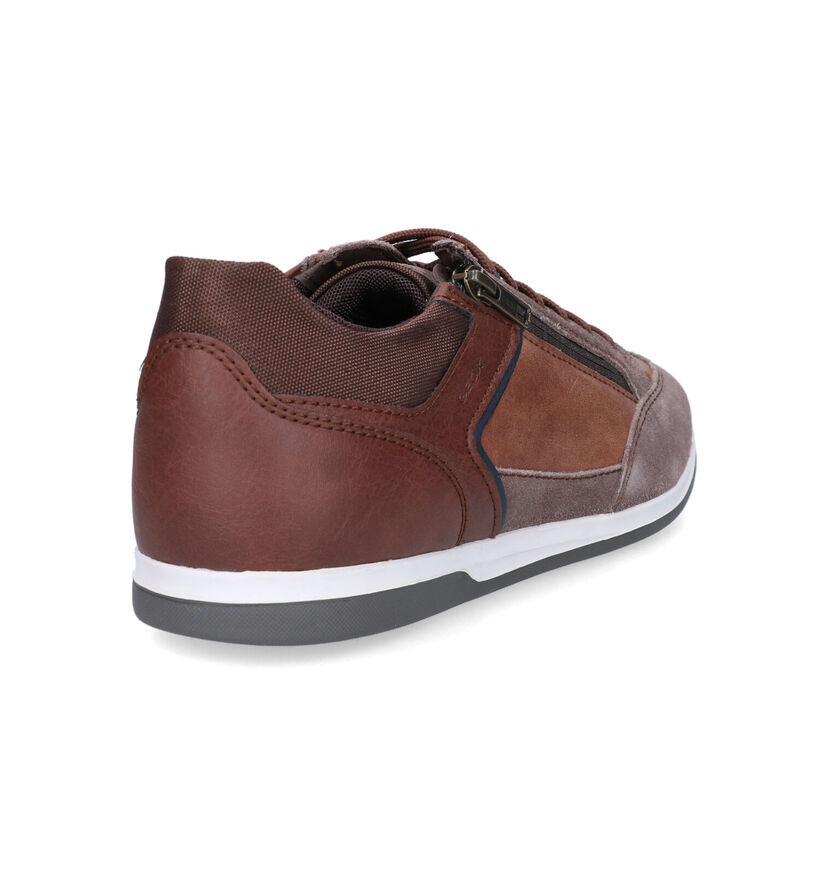 Geox Renan Blauwe Veterschoenen voor heren (320084) - geschikt voor steunzolen