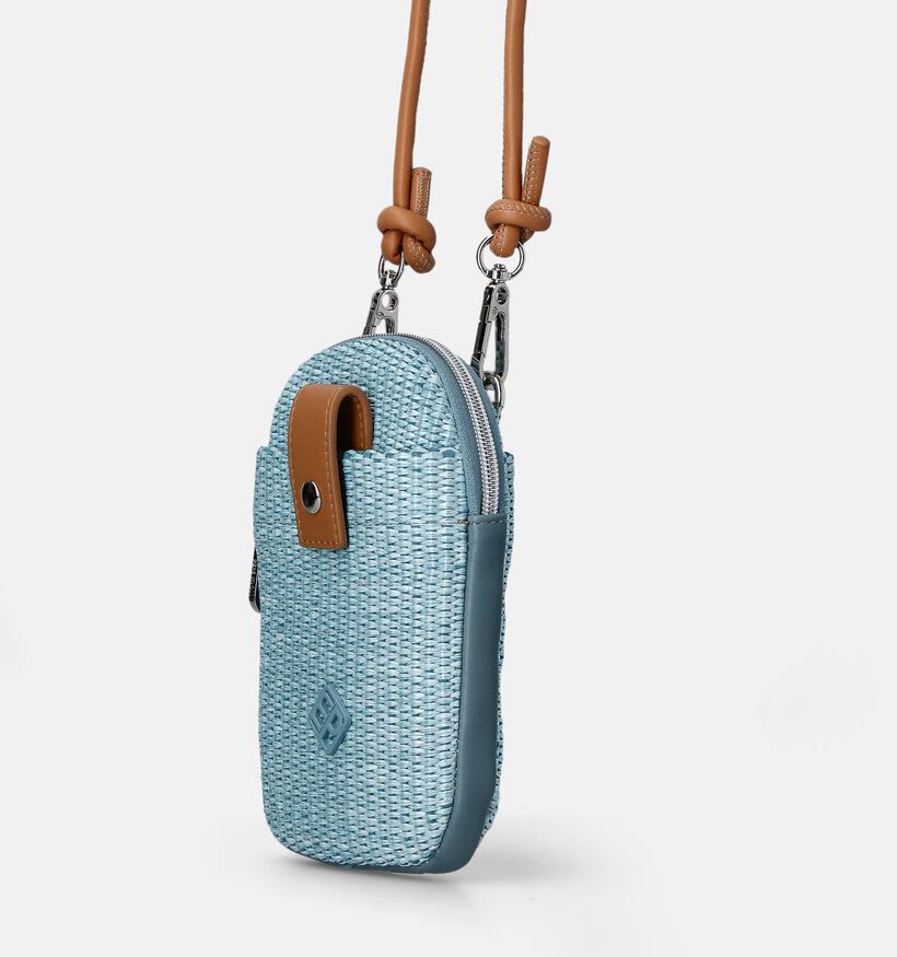 Pepe Moll Rafia Étui pour téléphone en Bleu pour femmes (359008)