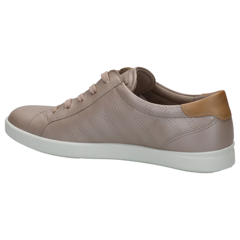 ECCO Leisure Chaussures à Lacets en Ecru en cuir (287317)