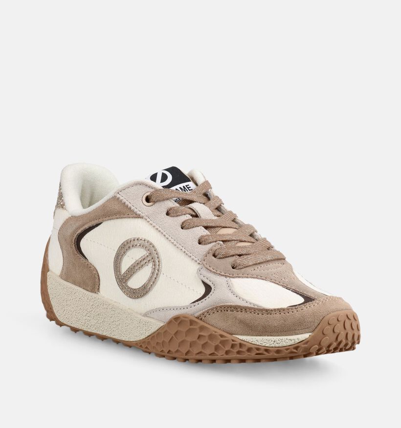 No Name Kate Ecru Sneakers voor dames (380993) - geschikt voor steunzolen