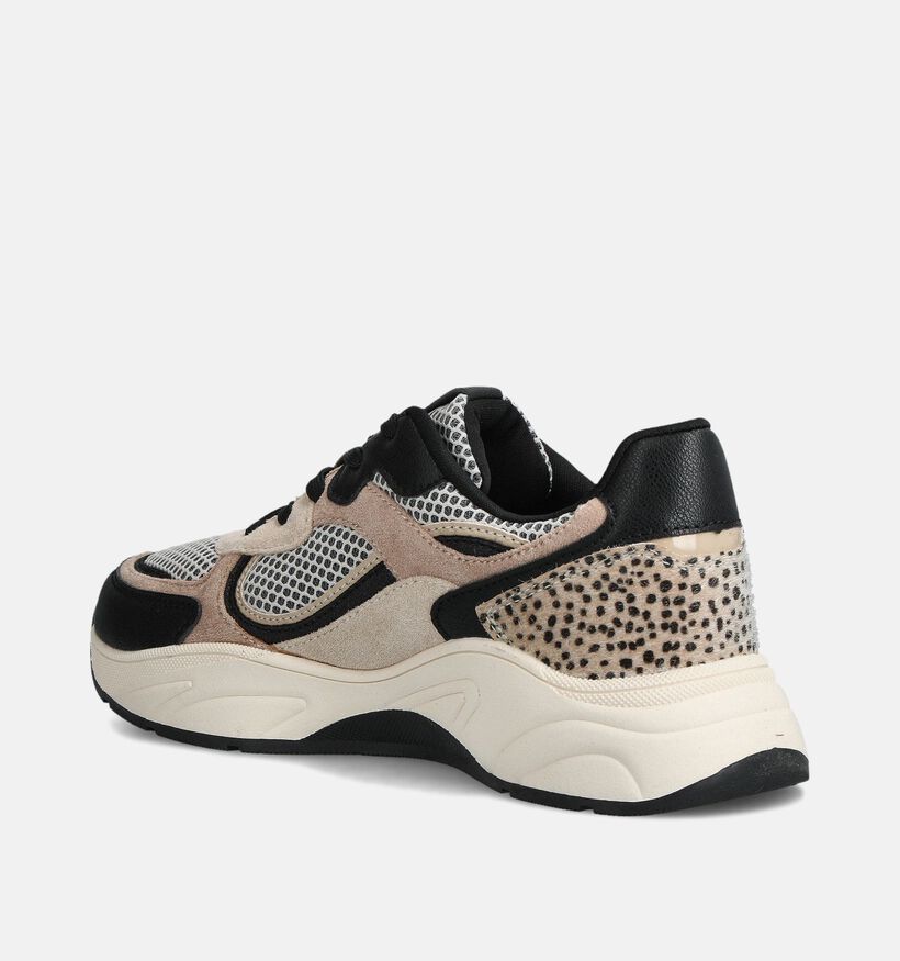 Posh by Poelman Baskets casual en Beige pour femmes (361265) - pour semelles orthopédiques