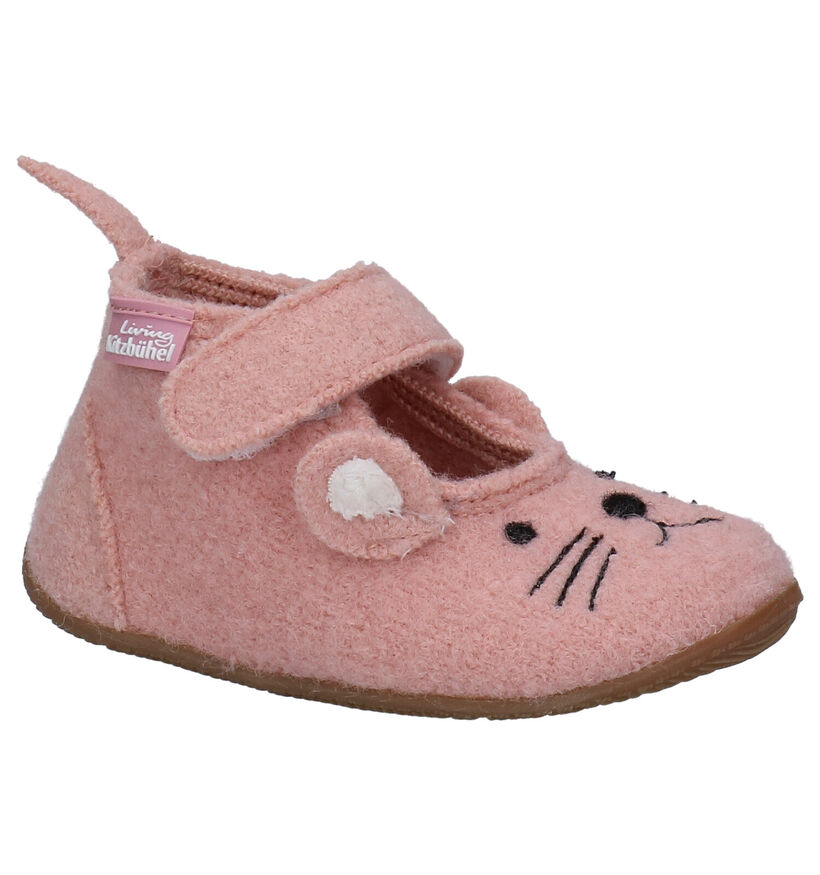 Living Kitzbühel Pantoufles fermées en Rose en textile (281187)