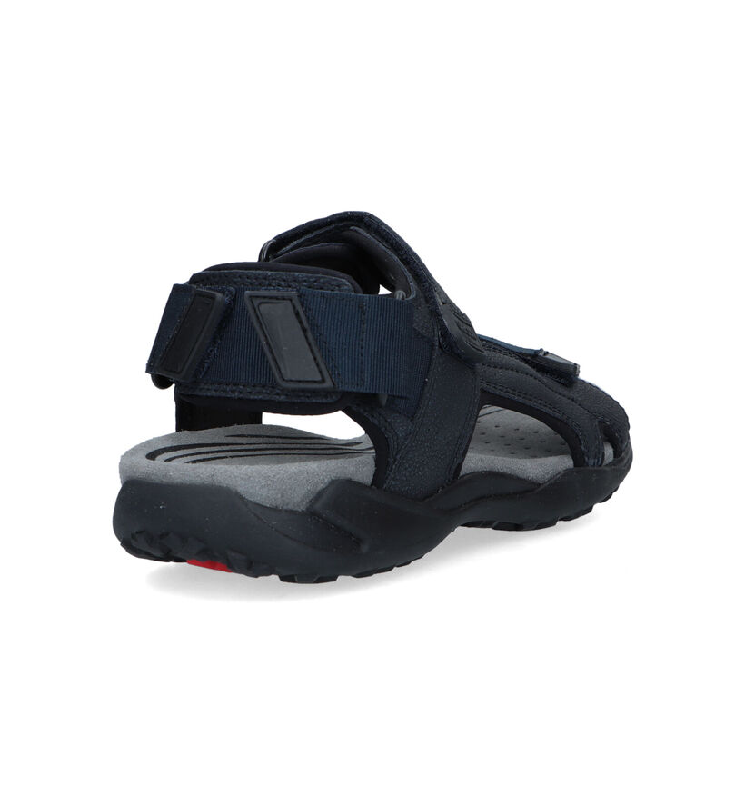 Geox Terreno Grip Bruine Sandalen in kunstleer (326735)