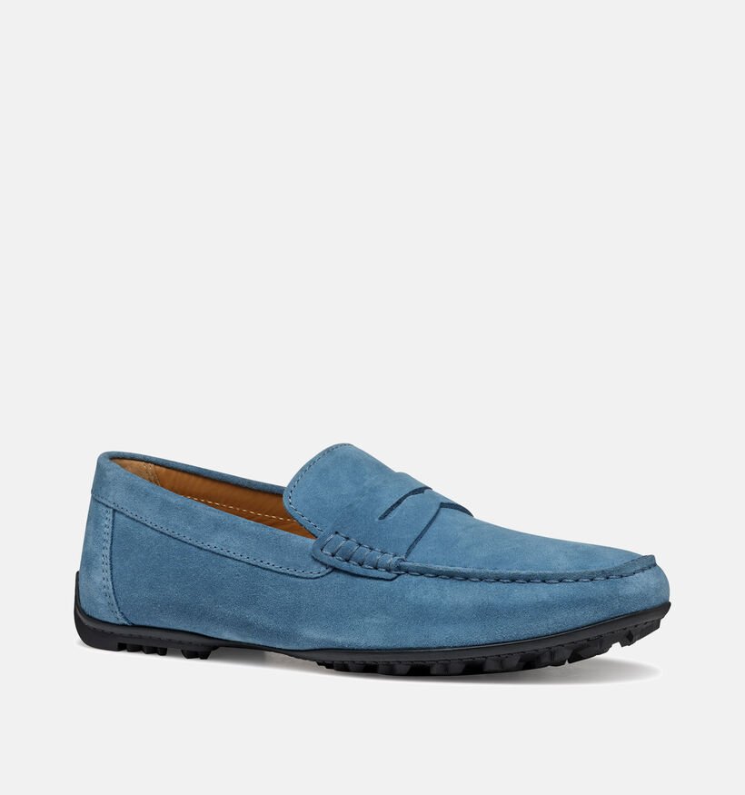 Geox Kosmopolis Grip Mocassins en Bleu pour hommes (353834)