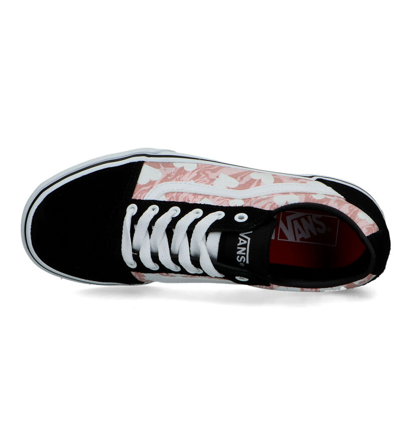 Vans Ward Zwarte Skate Sneakers voor meisjes (321077)